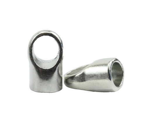 Endkappen 5 mm platin - 2, 7,5