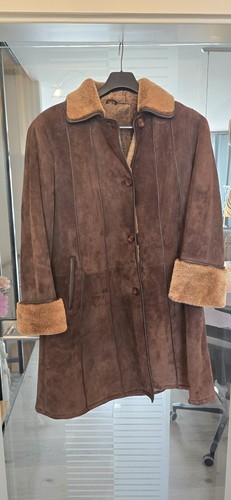 Damen-Wildledermantel