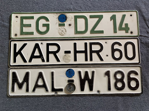 Altkreis-Kennzeichen