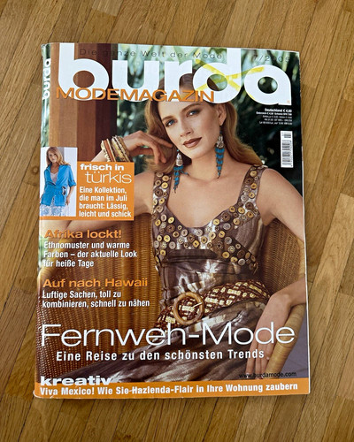 Burda moden ausgabe juli - ausgabe,
