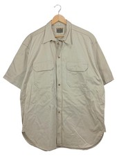 Mustang Herren Hemd Kurzarm Beige XL Casual