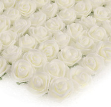 Weiße Rosen künstlich 144