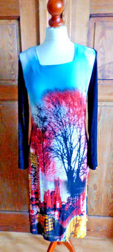 Julie slinky kleid bunt - julie,