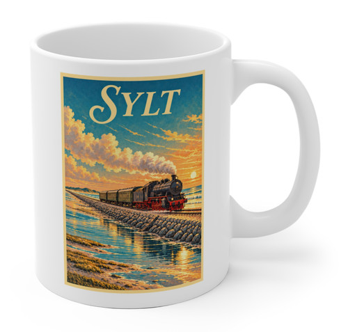 Sylt tasse dampflok syltdamm - dampflok,