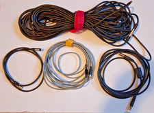 4 x Larson Davis Kabel von Switchcraft TA 5FL 20, 5, 3 u. 1 m Mikrofonkabel
