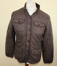 BARBOUR DAMEN WINTER  POLAR QUILT OUTDOOR NYLON JACKE FLEECE  Gr 40 #1