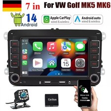 Android 14 Autoradio Apple Carplay für VW Polo 6R 6C V 2009-2017 GPS Navi 1+32GB