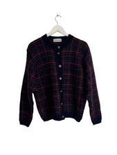 Edinburgh Karo Strickjacke