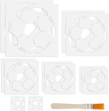12 Stück Fußball Schablonen