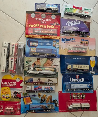 Konvolut modell werbetrucks - konvolut, modell-werbetrucks
