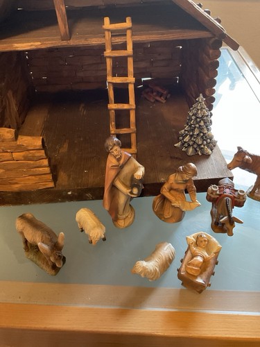 Weihnachtskrippe krippenstall - weihnachtskrippe,