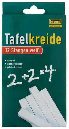 Idena tafelkreide weiß - idena, 12