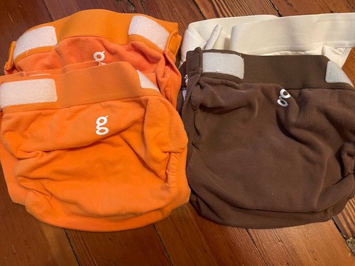Gdiapers lot large - 4, covers