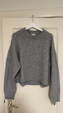 H&M Pullover mit Perlen und