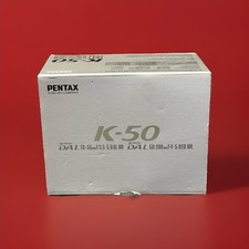 PENTAX K-50 DSLR Kamera - Big Set 2 Objektive 18-55 + 50-200 - UNBENUTZT OVP
