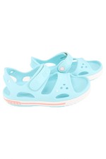 CROCS Kinder Outdoorsandalen Blau Gr. 18 Klettverschluss Casual