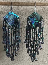 Ohrringe Muschel Abalone mit