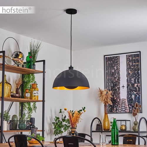 Hänge lampen schwarz gold - hänge,