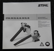 Original STIHL Modell Sh Bg 55 65 85 Blatt Gebläse Betreiber Owners Manuell Gut