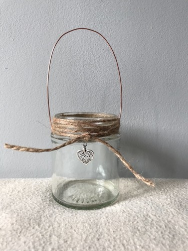 Hängende glasdose teelicht - hängende,