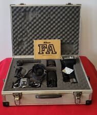 Nikon FA Kamera Set mit 4 Objektiven, Blitzgerät, Winder, Filtern und Koffer