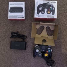 Nintendo Super Smash Bros Ultimate Edition Gamepad - Schwarz + GameCube Adapter