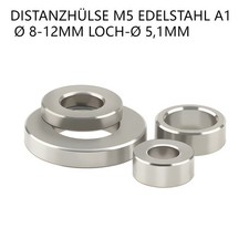M5 Edelstahl A1 Ø 8-12mm
