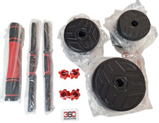 Hantelset 2 Kurzhanteln 1 Zusammenbaubare Langhantel 3x 4Gewichte CCLIFE