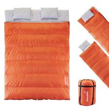 Skandika Iceland Double Doppel-/Einzel-Schlafsack bis 3 °C 220x150cm cayenne Neu