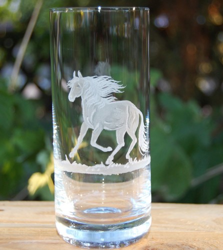 Schönes longdrinkglas pferd - schönes,