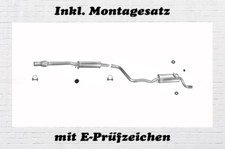 VW Polo 80 86C 1.0 1.3 1.4 D Bj.85-94 Auspuffanlage Auspuff Montagesatz