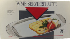 WMF Servierplatte Chromargan 37x20cm Rostfrei 18/10 OVP Edelstahl neuwertig