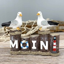 2 Möwen auf Poller MOIN