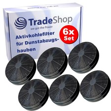 6x Aktivkohlefilter für