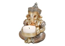 Ganesha mit Teelichthalter aus