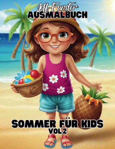 Sommer malbuch für kinder - sommer,