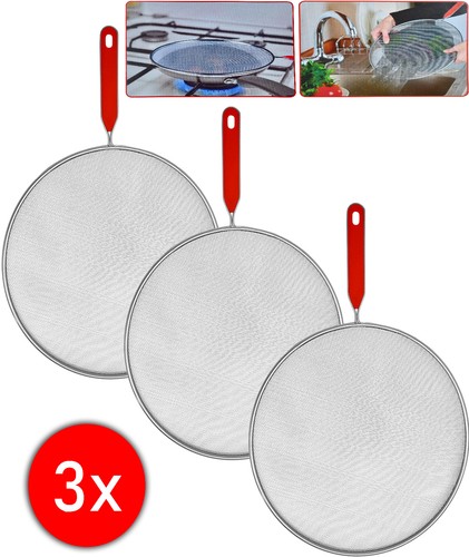 Pfannenspritzschutz - 3x,