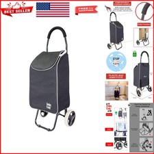 Versatile Black Rolling Cart
