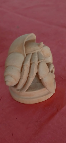 Holzfigur"Einsiedlerkrebs"Kreb