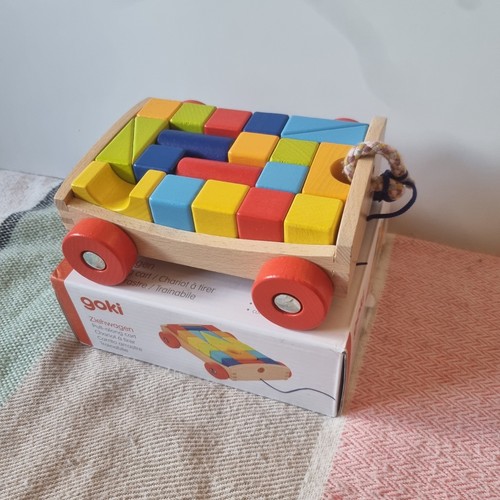 Goki ziehwagen mit bunten - goki,