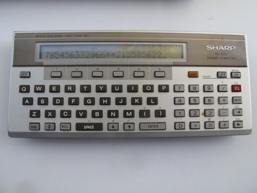 Sharp 1500 poket computer - poket,