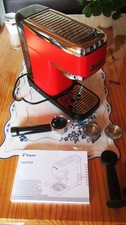 Neu Tchibo Siebträger Espressomaschine „Lapressa“ Doppelauslauf Milchschaumdüse