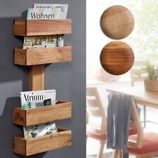 FineBuy Zeitungsständer Massiv Zeitschriftenständer Holz Prospekthalter Landhaus