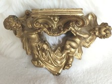 Mini Regal Konsole Engel Putte Golden