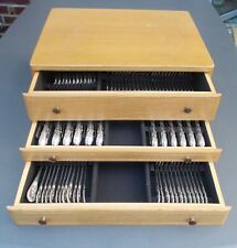 *RAR* Komplettes 85-tlg. Besteckset Rokoko Stil 950er Sterlingsilber Frankreich