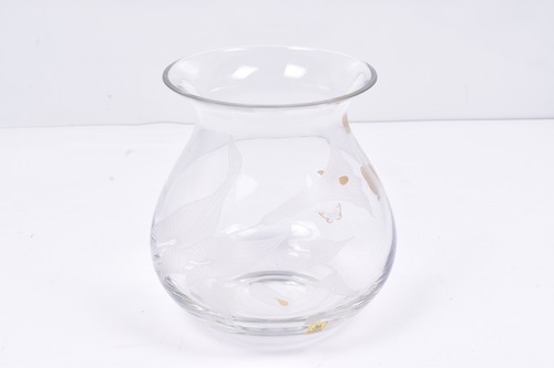 Eisch handarbeit glasvase - handarbeit,