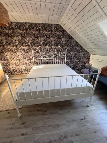 Ikea weißes metallbett - weißes,