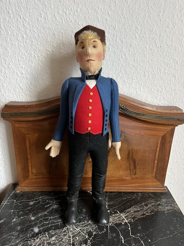 Steiff filzpuppe replica bauer - filzpuppe,