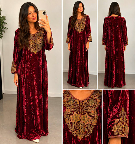 Soho damen maxikleid samt - damen,