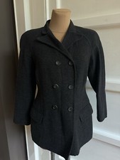 Jil Sander Damen Jacke Gr. 36 in Grau mit Kaschmir/Wolle *Sehr Gut*